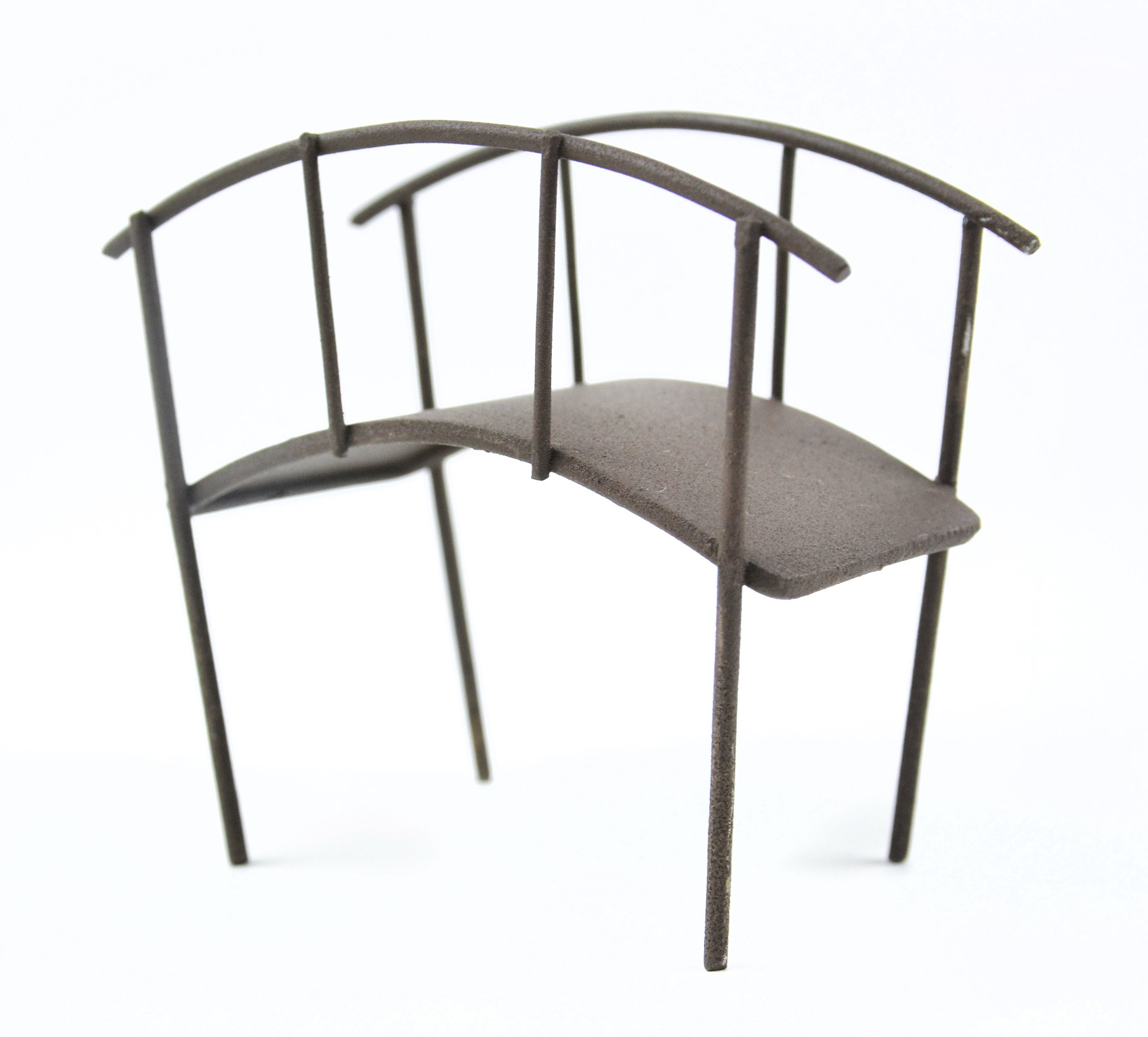 Mini Iron Fairy Garden Bridge - Rustic Decorative Touch for Outdoor & Indoor Fairy Gardens, Miniature Landscapes, Terrariums, and Home Decor