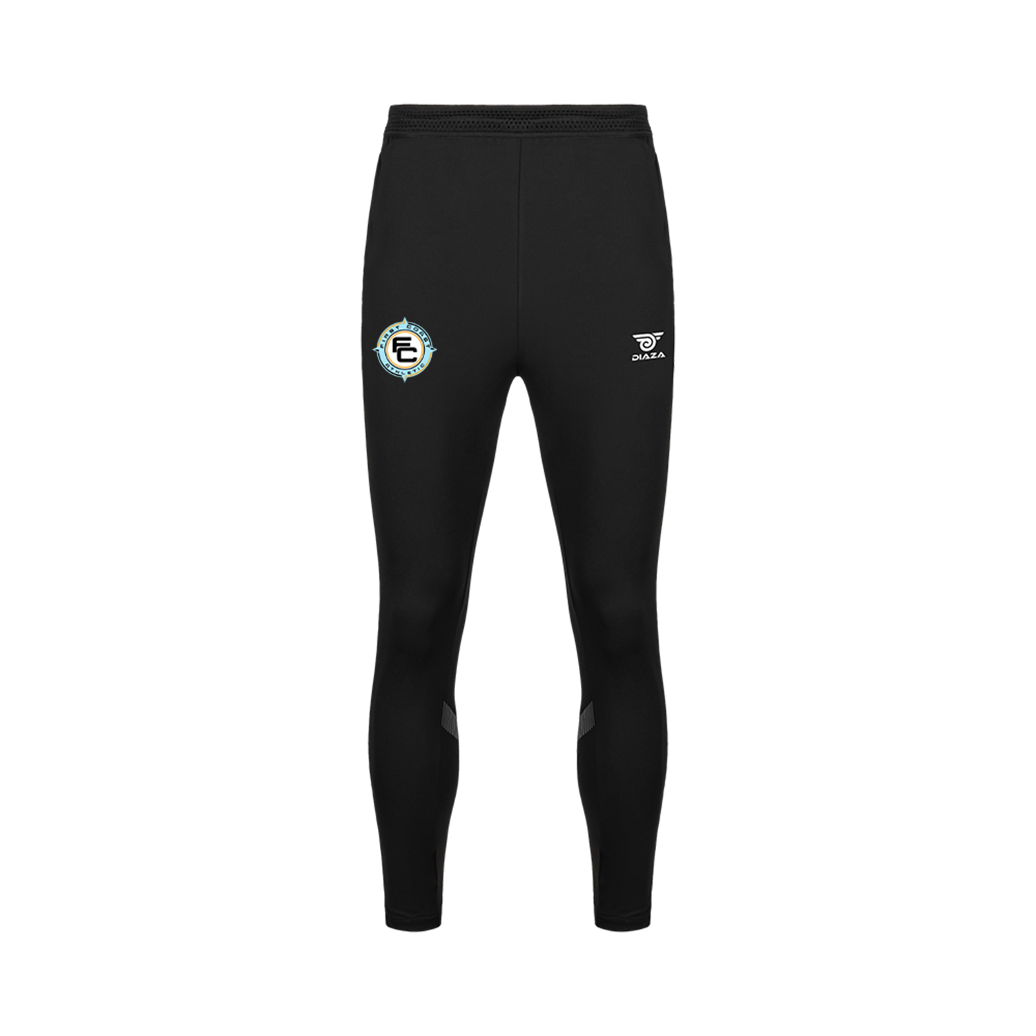 First Coast Athletic Tunnel Pants for Men & Women - Breathable Workout Joggers with Side Pockets - Black/Gray for Running, Gym & Casual Wear