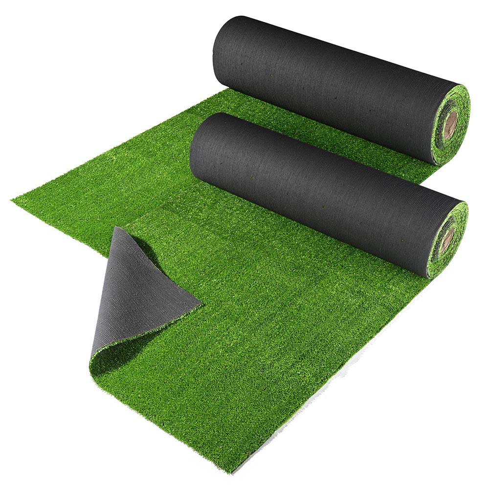 Premium 33x6ft Artificial Grass Rug - Realistic Pet Turf & Fake Lawn for Indoor/Outdoor Use - Set of 2 (Also Available in 33x3ft) - Perfect for Backyards, Balconies, Play Areas & Pet Zones