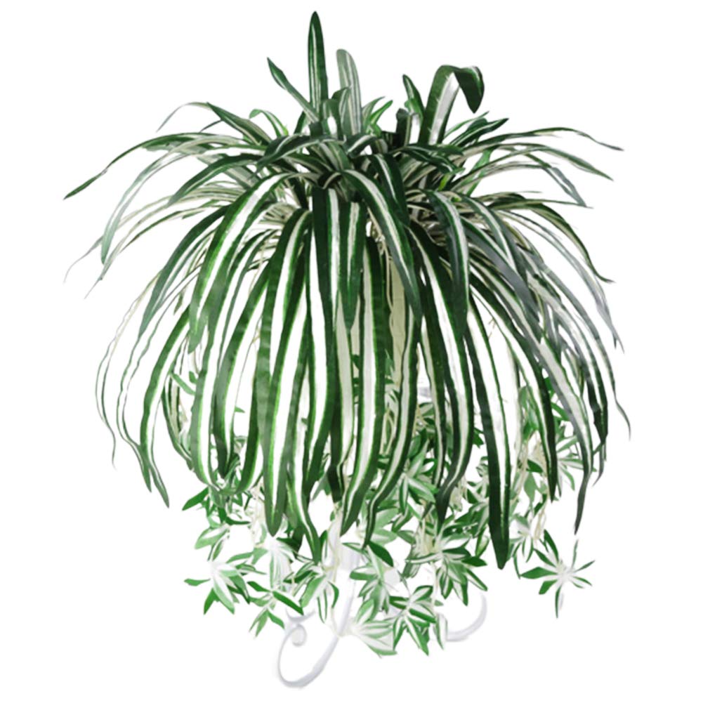 1Pc Artificial Chlorophytum Plant - Hanging Wall Decor for Home & Office - Perfect for Living Room, Bedroom, Balcony & Indoor Spaces