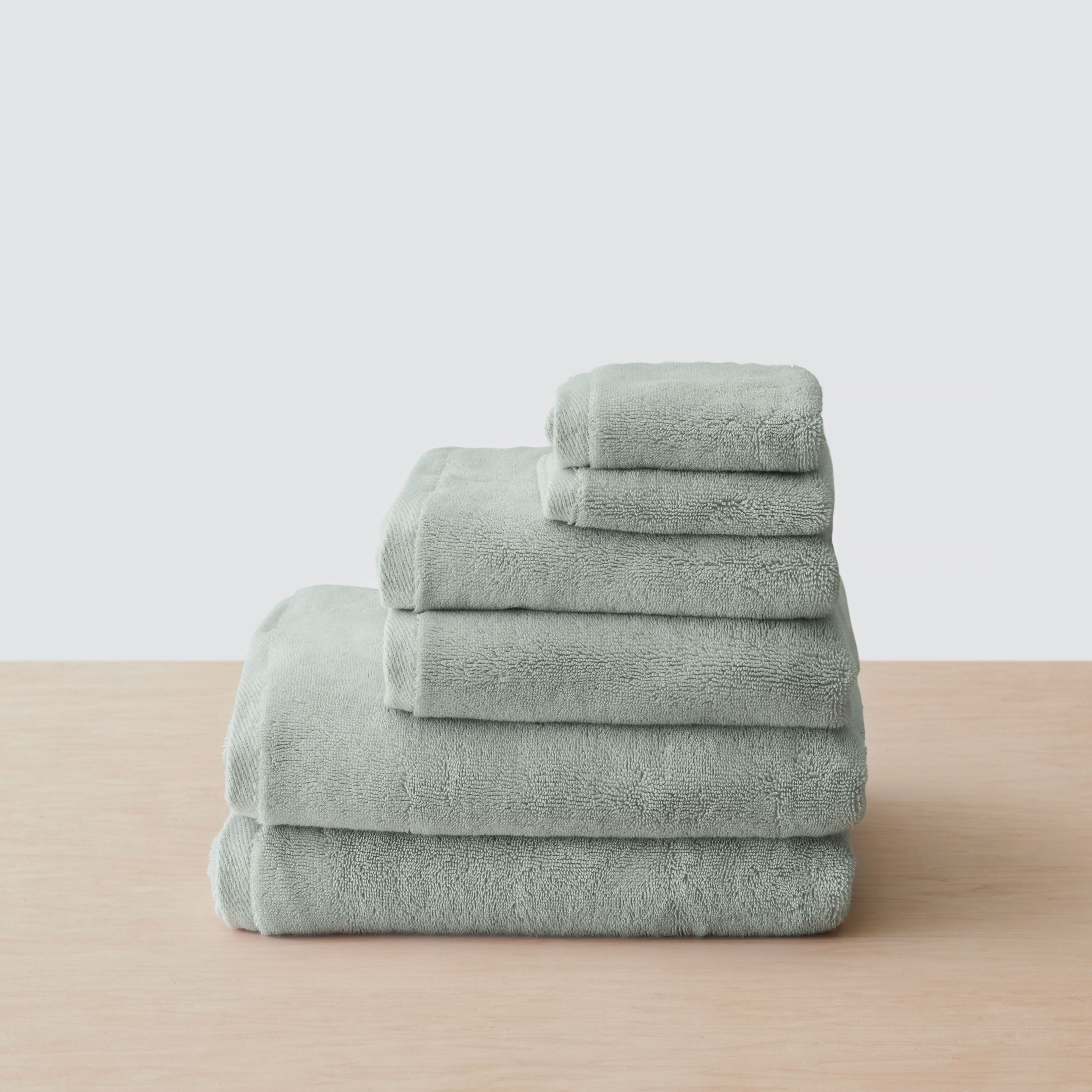 Premium Organic Cotton Plush Bath Towel Set - Ultra Soft & Absorbent for Spa, Bathroom & Beach Use