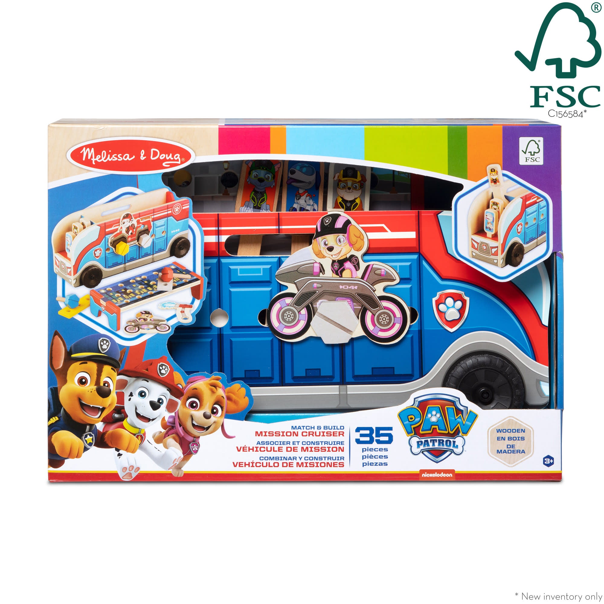 PAW Patrol Match & Build Mission Cruiser Toy - Interactive Construction Vehicle Playset for Kids with Lights & Sounds - Perfect for Pretend Play, Birthday Gifts & Learning Activities