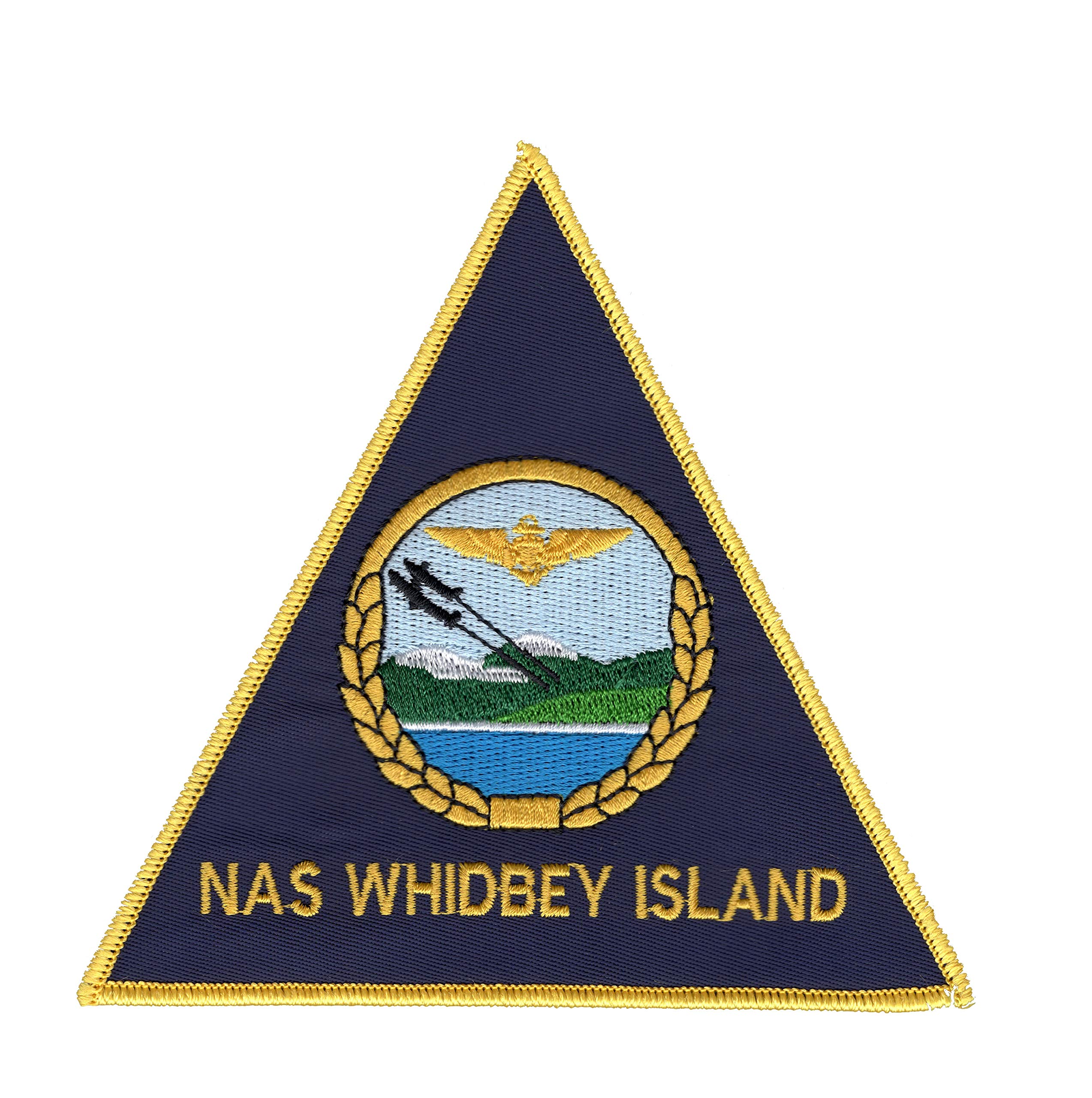 Naval Air Station Whidbey Island Washington Patch - Military Embroidered Patch for Jackets, Hats & Bags - Perfect for Veterans, Collectors & Military Enthusiasts