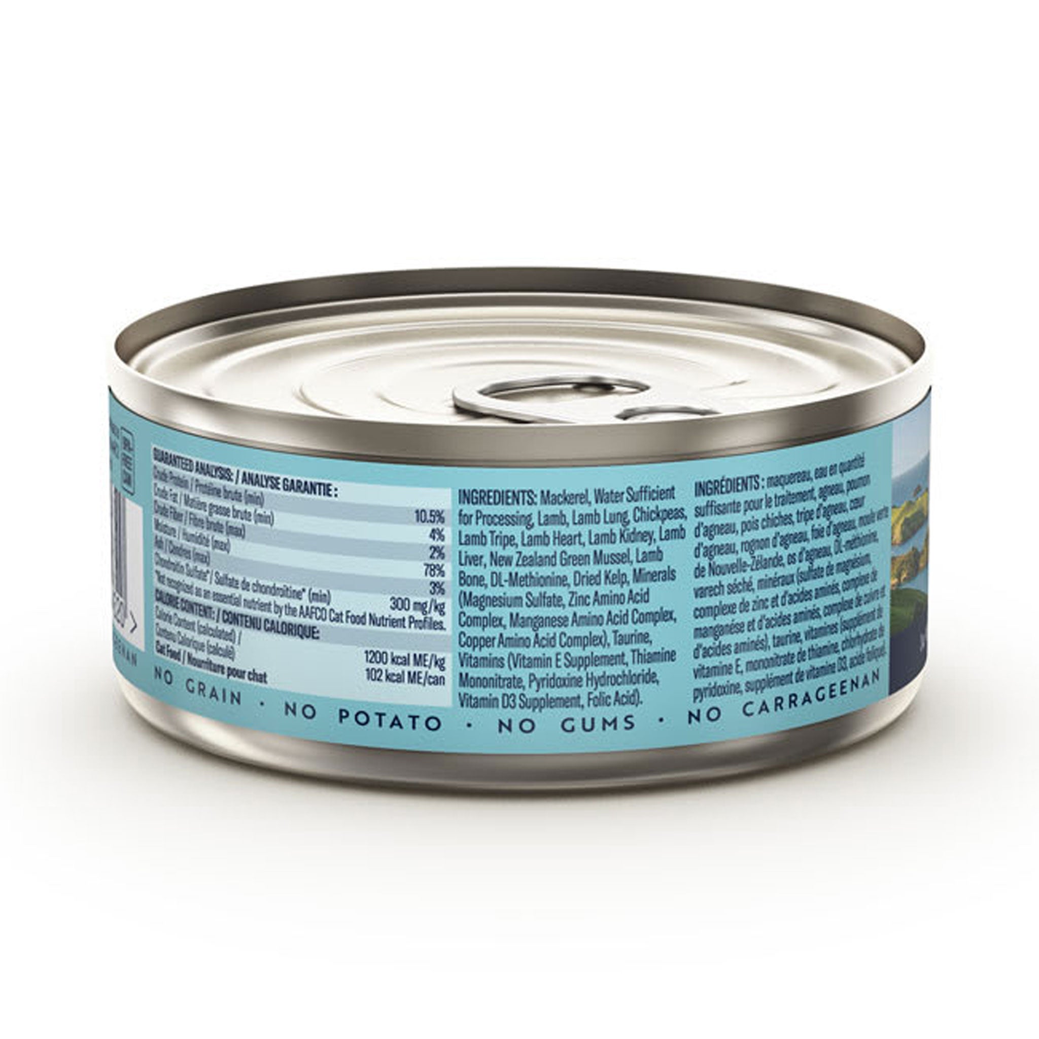 Ziwi Peak Air-Dried Cat Food - Mackerel & Lamb Recipe, Grain-Free, High-Protein, Natural Pet Food for Indoor & Outdoor Cats - Perfect for Mealtime, Training Treats, or Travel Snacks