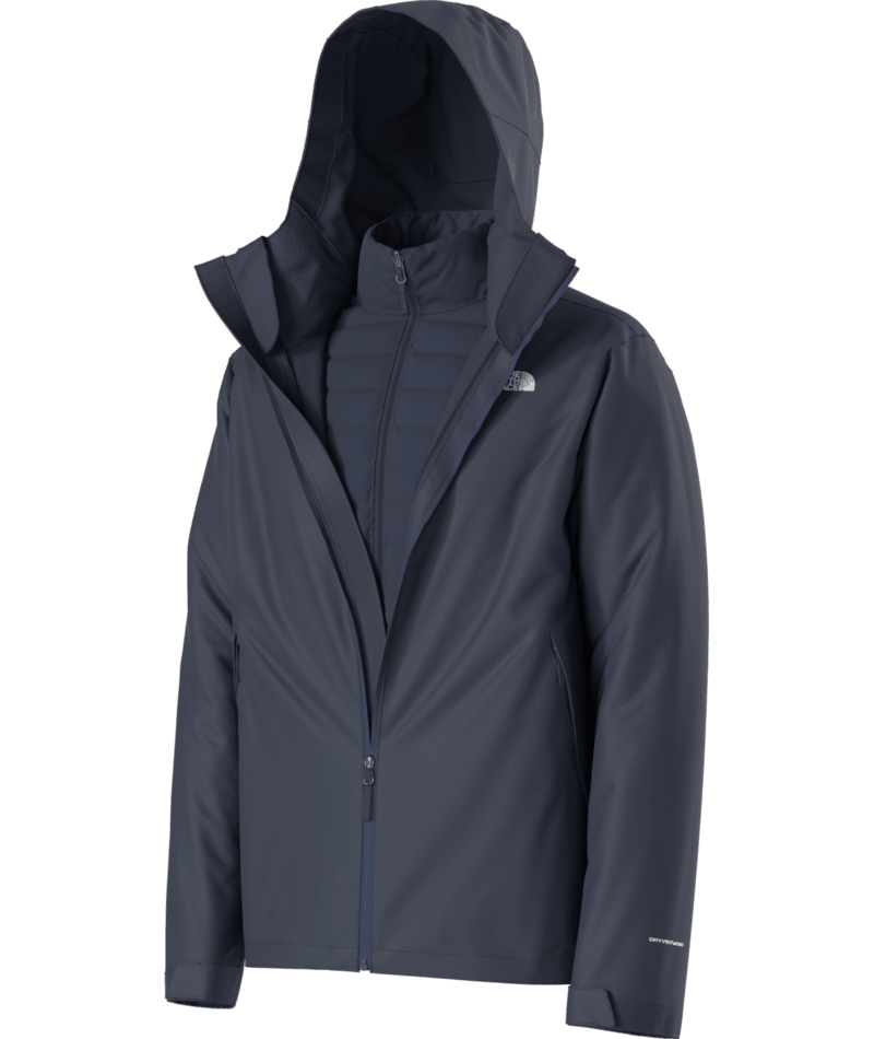 The North Face Men's Carto Mono Triclimate Hooded Jacket (NF0A8D1S) - Waterproof Windproof 3-in-1 Jacket for Hiking, Camping & Outdoor Adventures 2026 Edition