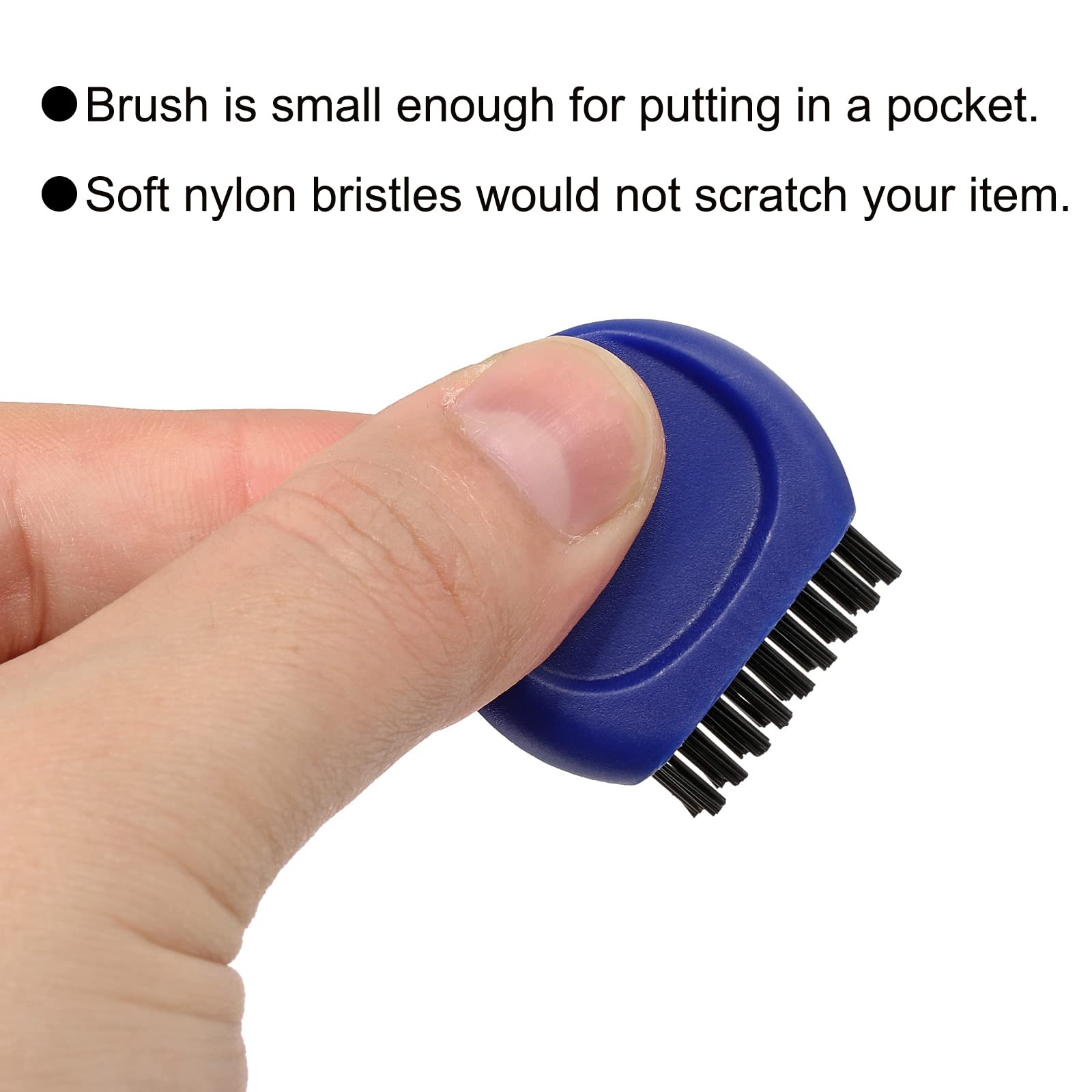 Mini Golf Club Brush - Soft & Portable Golf Club Cleaner for Dust & Dirt Removal - Perfect for Golf Course, Driving Range & Home Practice