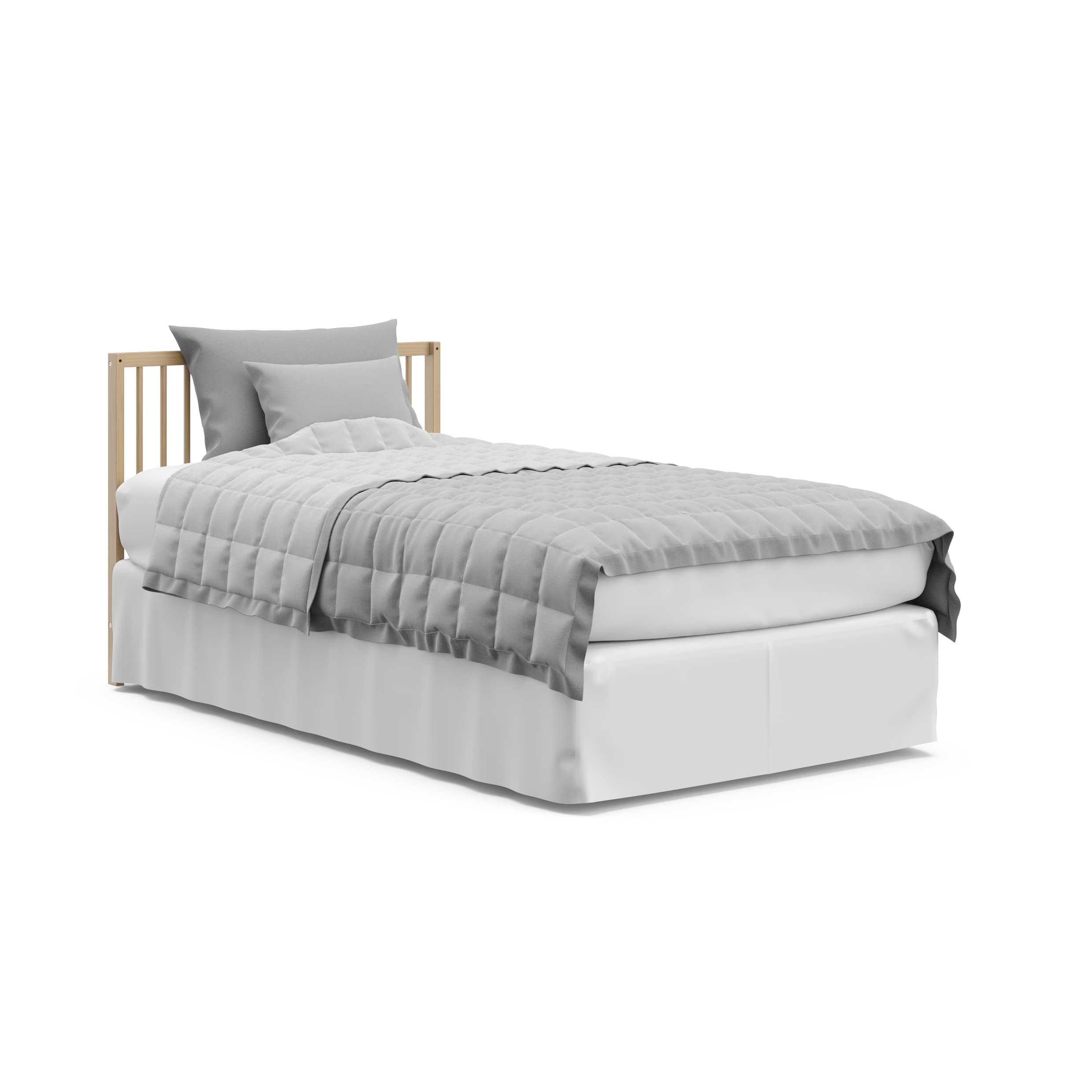 Graco Teddi 4-in-1 Convertible Mini Crib with Water-Resistant Mattress - GREENGUARD Gold Certified, Driftwood Finish | Space-Saving Nursery Solution for Small Rooms & Apartments | Includes 2.75-Inch Mattress, Easy 30-Min Assembly