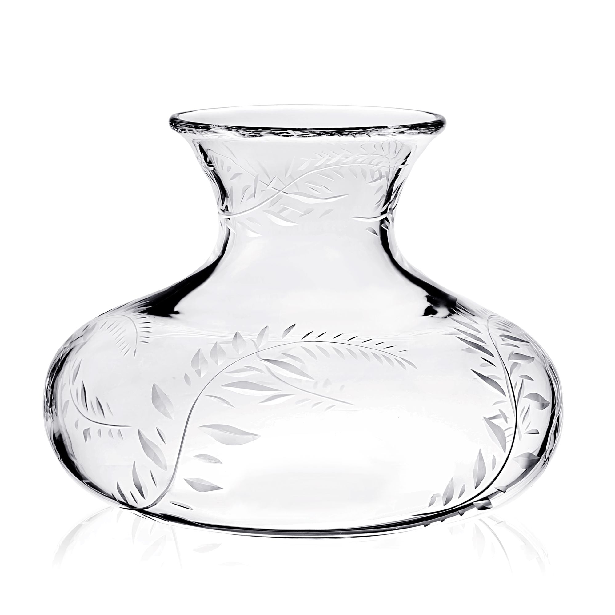 Premium Jasmine Flower Centerpiece Vase - Elegant Glass Floral Arrangement for Wedding, Home Decor & Dining Table Decorations
