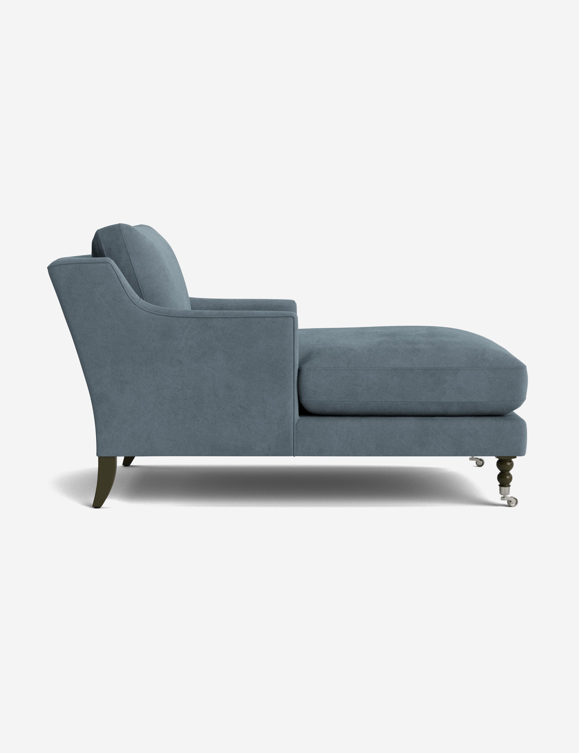 Fabienne Chaise Lounge Chair - Modern Accent Chair for Living Room, Bedroom & Office - Stylish Mid-Century Design with Upholstered Seat and Wooden Legs - Perfect for Relaxing, Reading & Home Decor