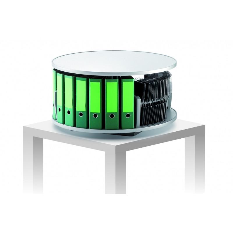 Rotafile Table Top Organizer - Compact Desktop File Holder for Home & Office - Perfect for Bills, Documents, and Paperwork Storage