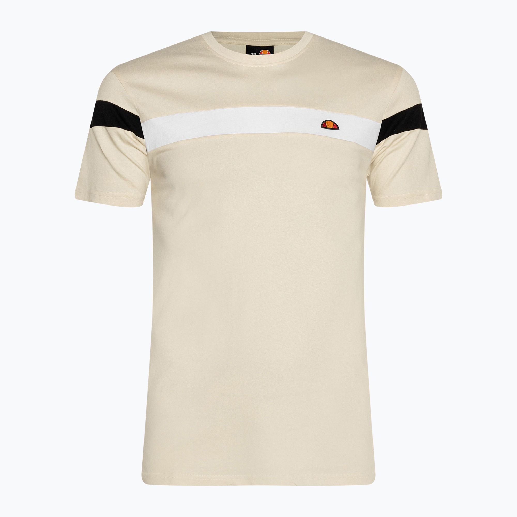 Ellesse Men's Caserio Off White T-Shirt - Comfortable Cotton Crewneck Tee for Casual Wear & Street Style