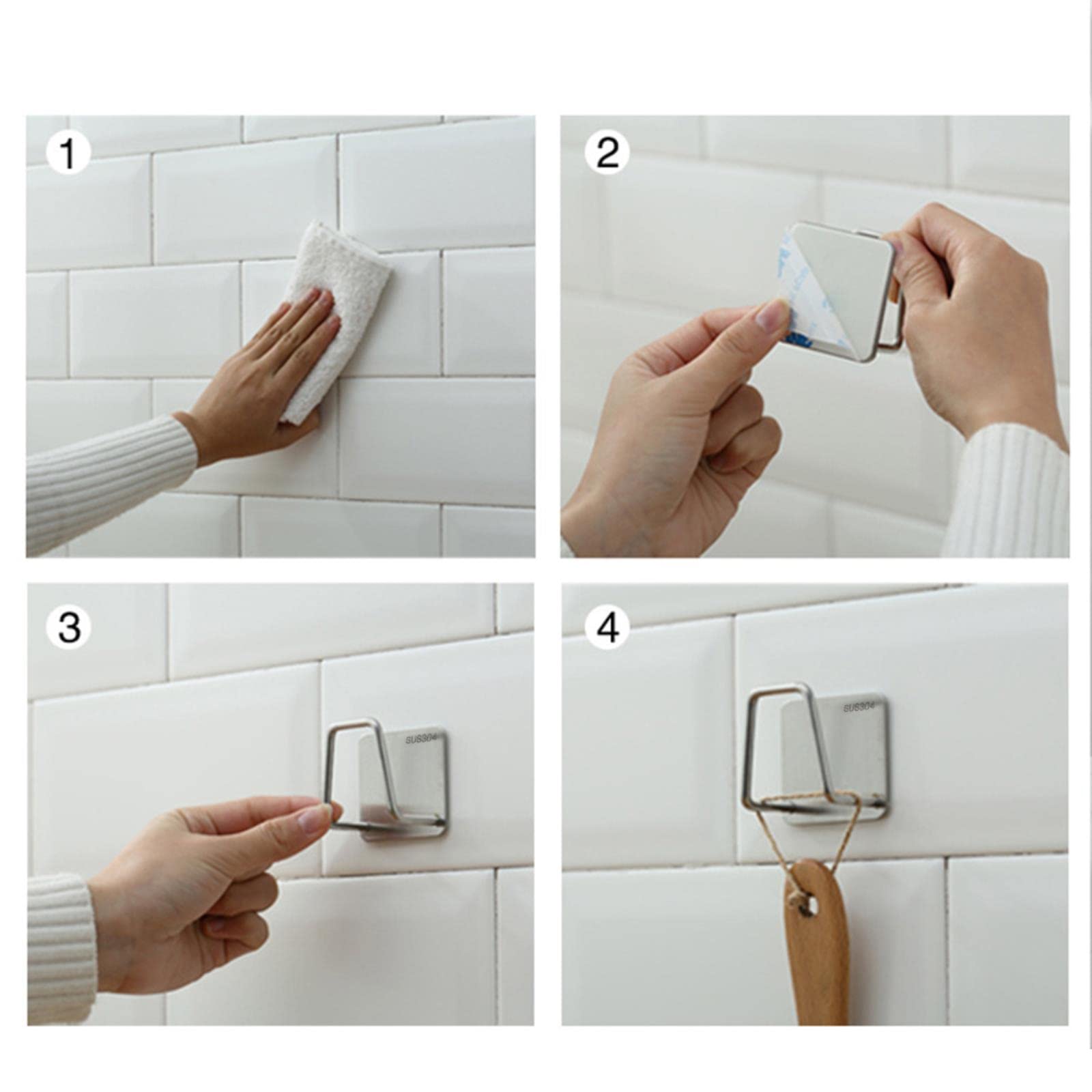 Stainless Steel Sponge Holder with Self-Adhesive - Sink Organizer & Drain Drying Rack for Kitchen Accessories | Perfect for Dishwashing, Countertop Storage & Small Space Organization