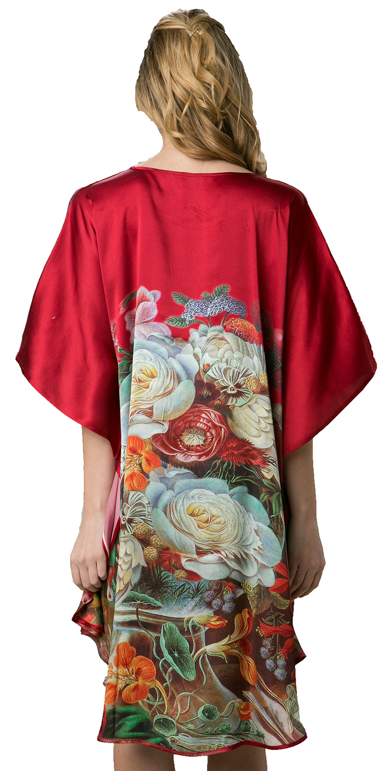 Grace Silk 100% Pure Mulberry Silk Nightgown for Women - Luxurious Soft Sleepwear for Comfortable Nights & Elegant Loungewear