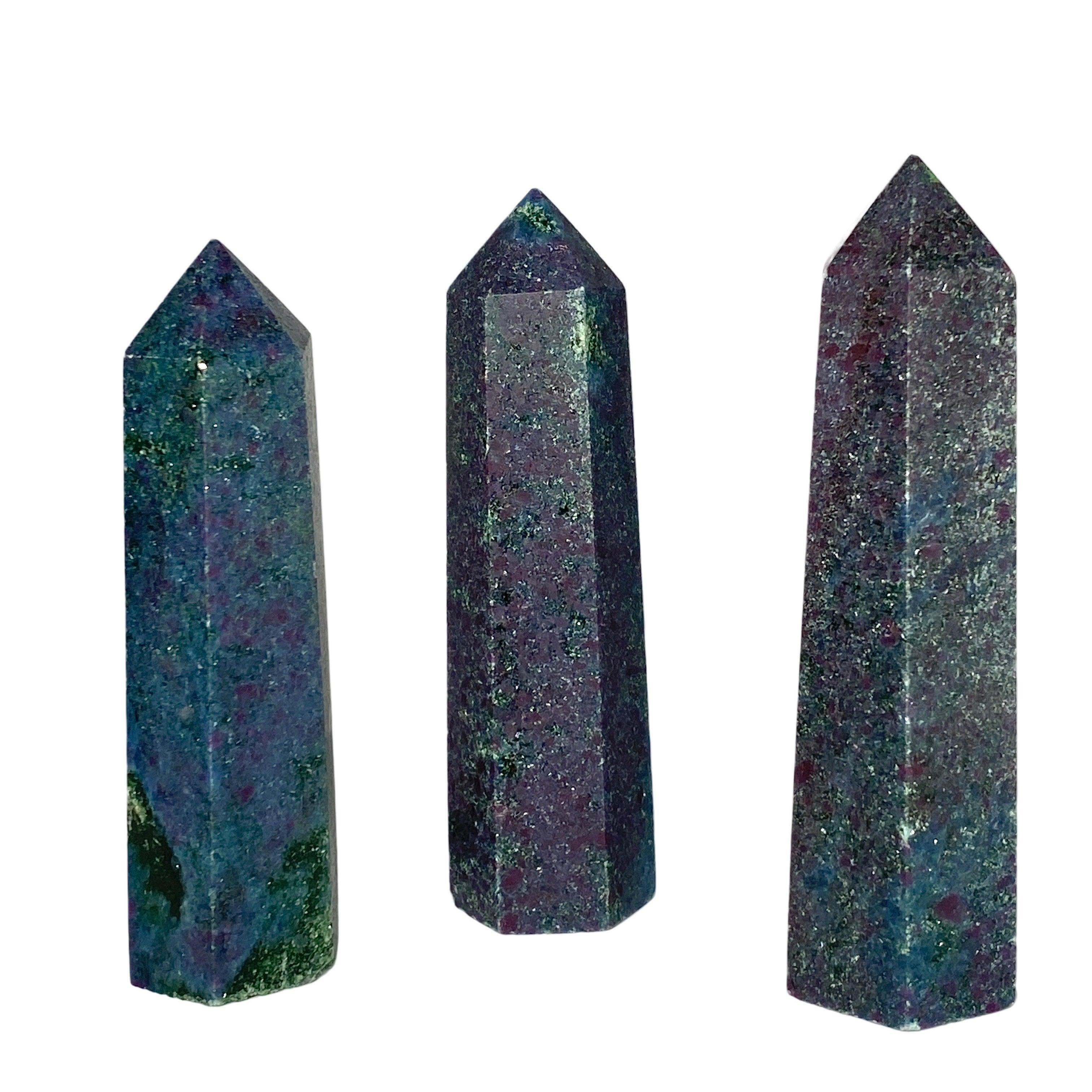 Natural Ruby Fuchsite Kyanite Generator RKG 10 - Healing Crystal for Meditation, Chakra Balancing & Energy Work