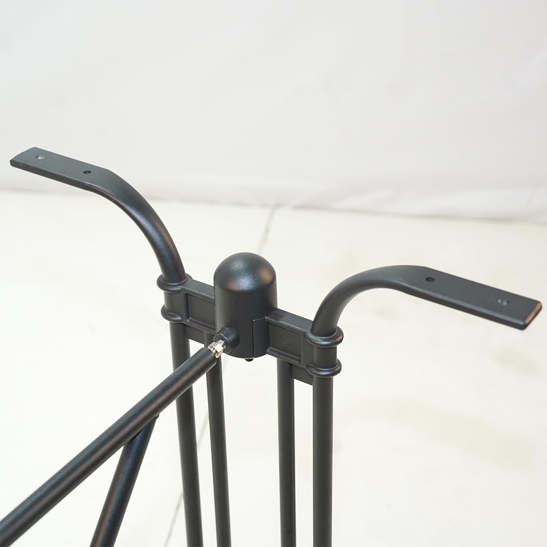 Sturdy Cast Aluminum Table Base with Cross Beam - Modern Minimalist Design 36.9