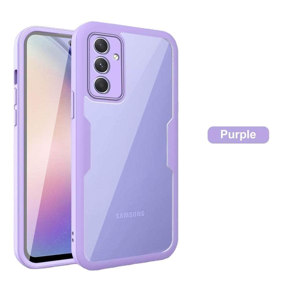 Samsung Galaxy A34 360° Rotating Shockproof Case - Double Sided Protection for Work, Travel & Outdoor Activities