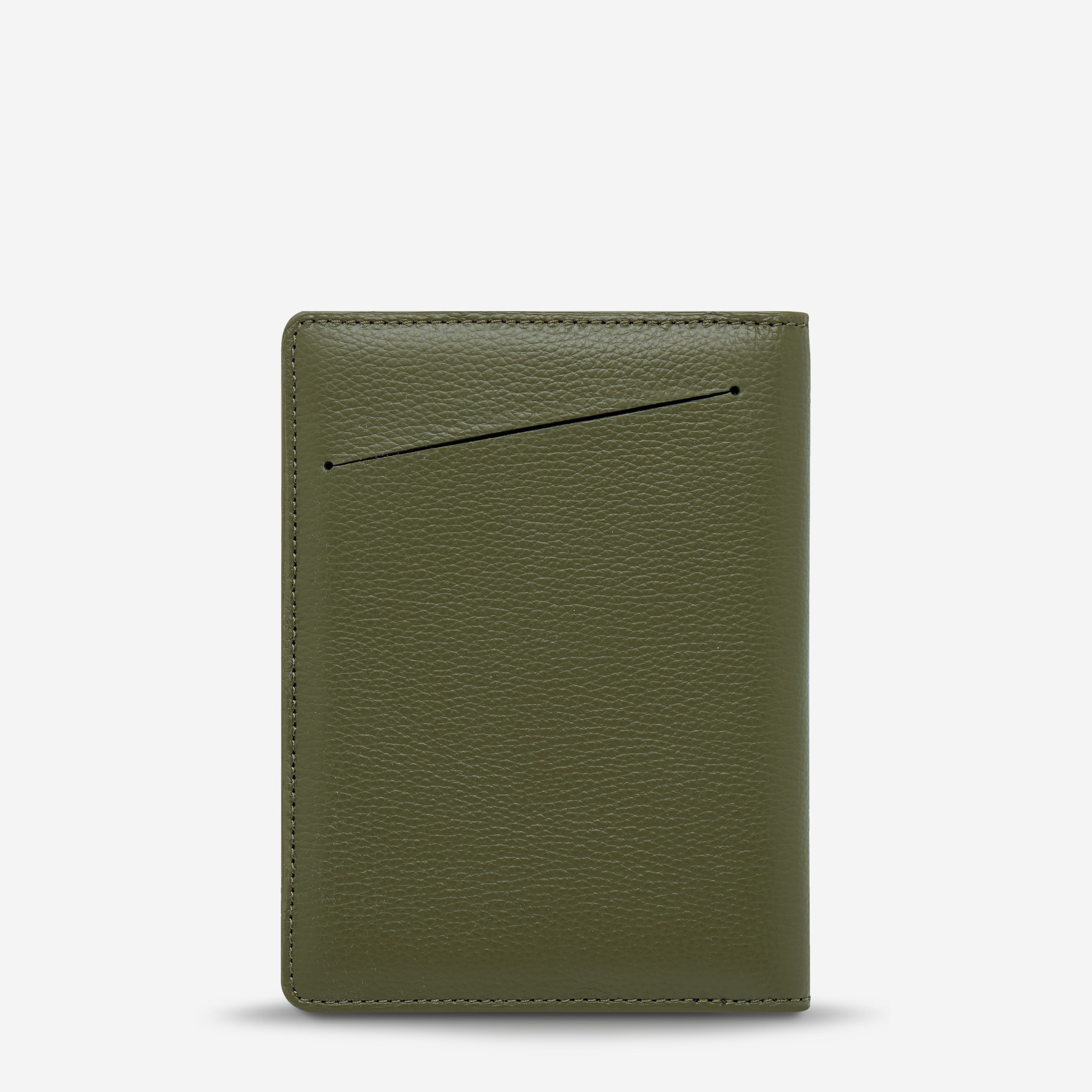 Secure RFID Blocking Travel Passport Wallet in Khaki - Perfect for Airports, International Flights & Global Adventures
