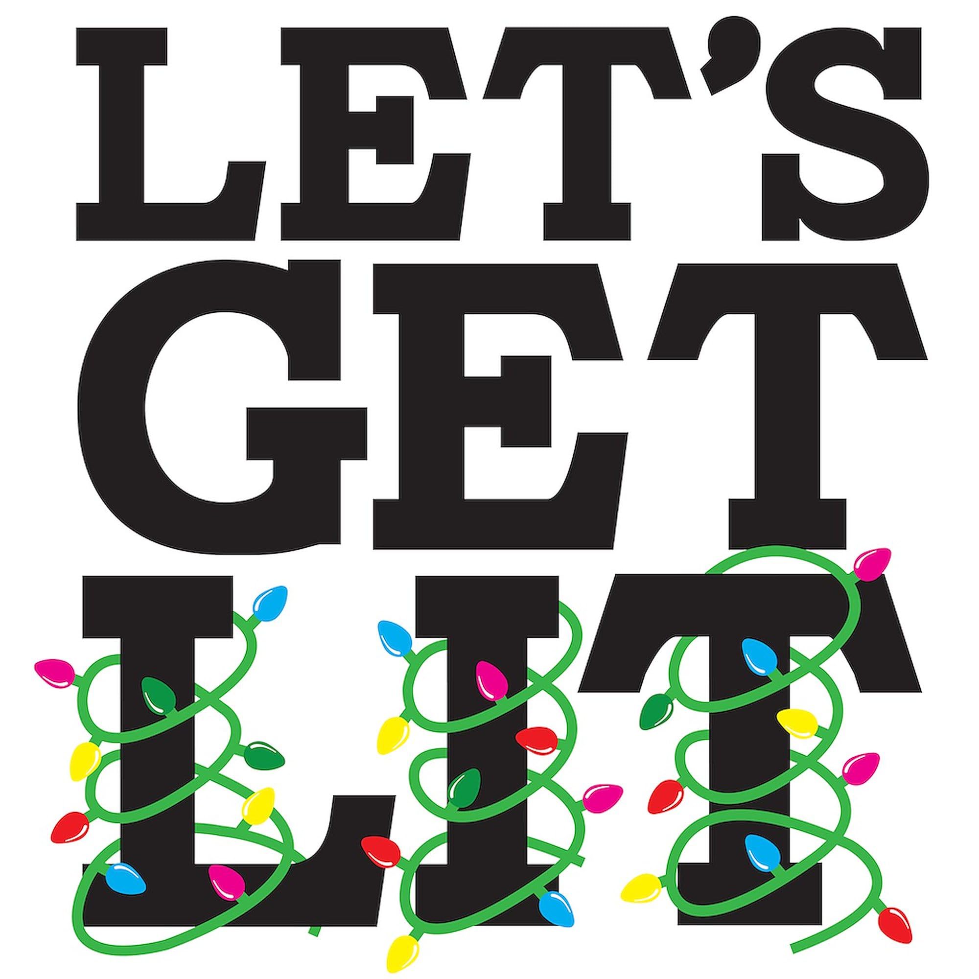 Let's Get Lit Pajamas for Women - Funny Novelty Sleepwear & Lounge Pajama Set | Perfect for Sleepovers, Girls Night In, and Relaxing at Home
