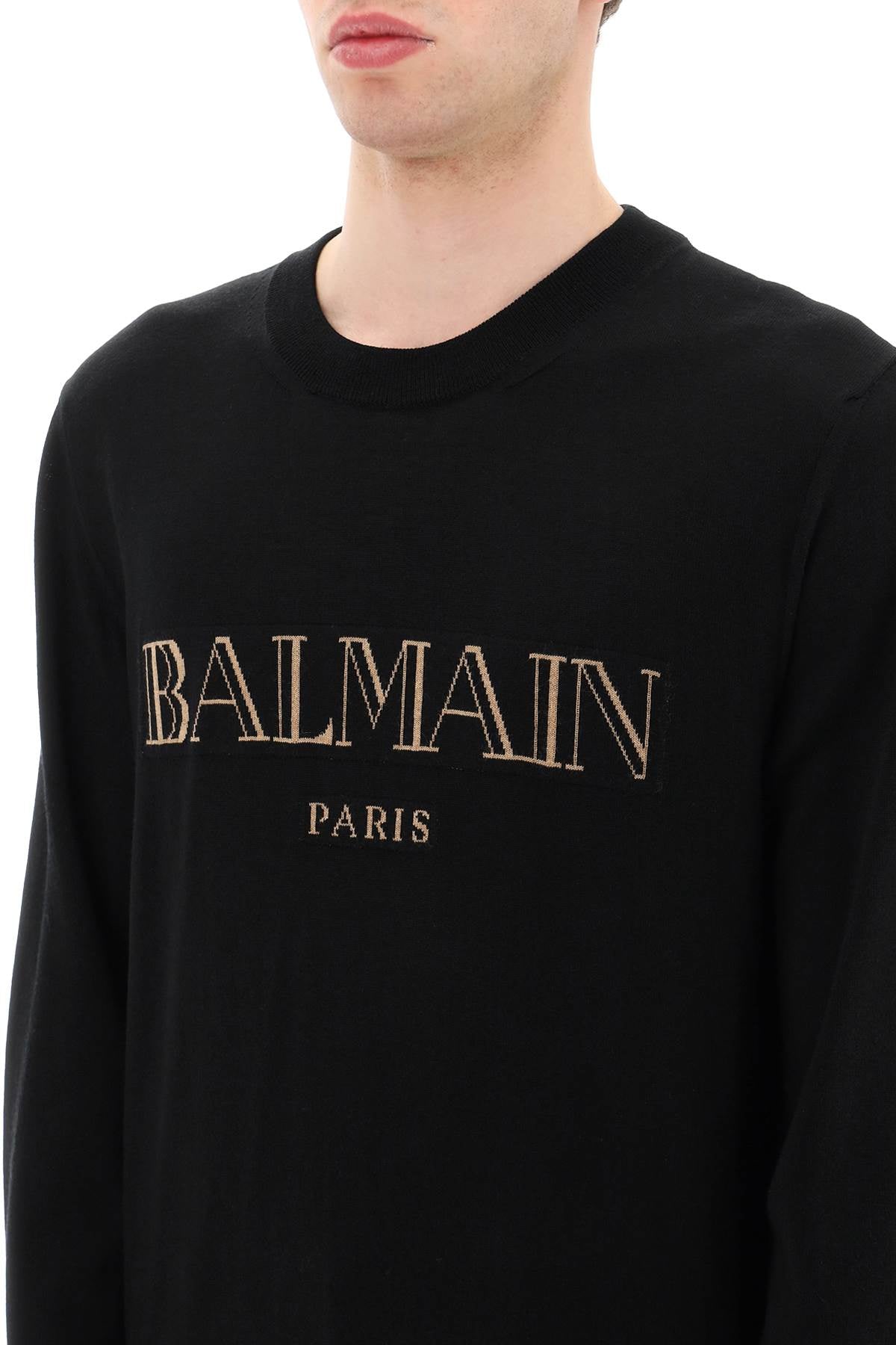Balmain Lightweight Merino Wool Pullover Sweater for Women - Soft & Warm Winter Knitwear - Perfect for Office, Travel & Casual Outfits