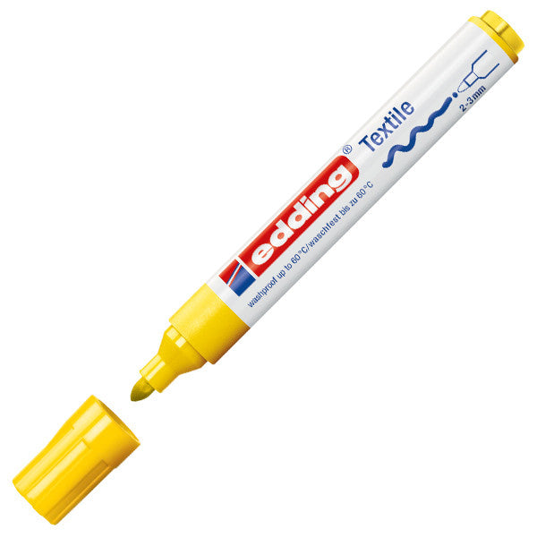 edding 4500 Bullet Tip Textile Marker - Permanent Fabric Marker for Clothes, Shoes & DIY Crafts - Ideal for Customizing T-Shirts, Denim & Canvas Projects