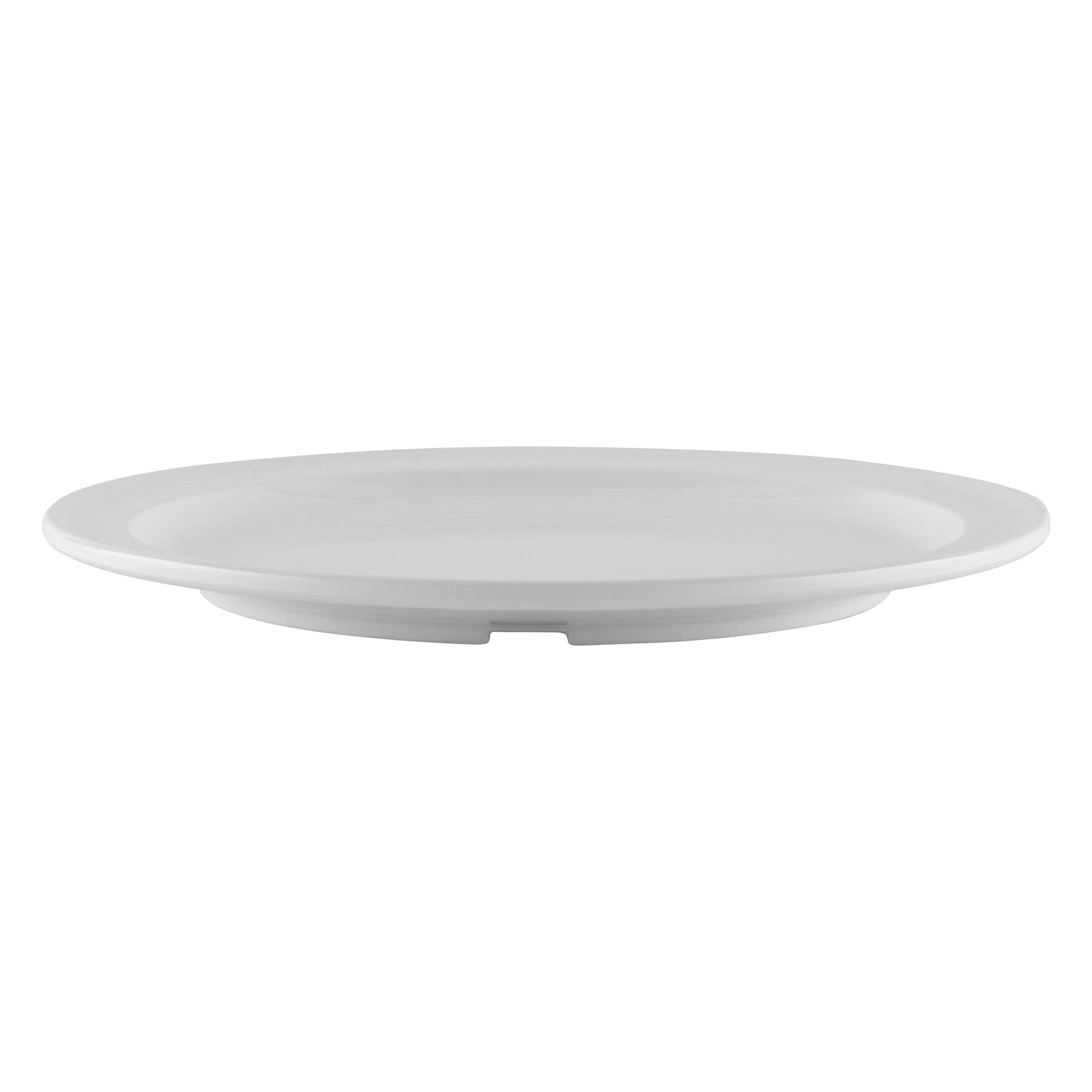 Premium Melamine Dinner Plates 9 Inch - 12-Pack White Round Plates (DP-509-W) for Outdoor Dining, Picnics & Party Serving - Durable & Lightweight Dishware