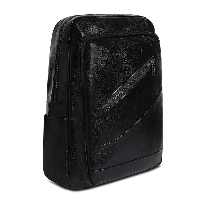 Stylish French Accent Men's Waterproof Travel Backpack - Casual Daypack with Zipper Closure & Adjustable Shoulder Straps - Perfect for Work, School, and Outdoor Adventures (One Size Fits Most)