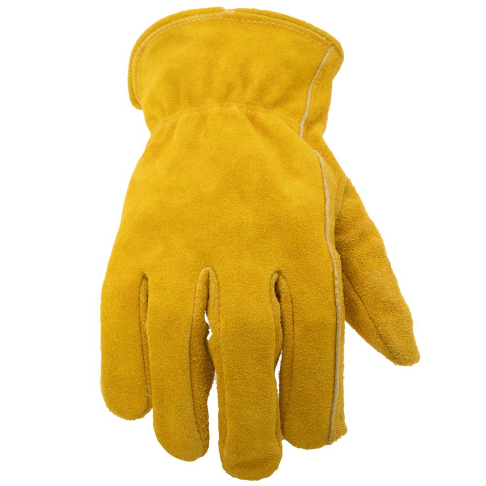 212 Performance LD 90 011 Premium Leather Work Gloves - Golden Brown, XL (Extra Large) - Durable & Comfortable for Construction, Driving, Mechanics & Outdoor Work
