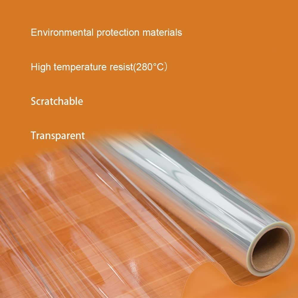 Self-Adhesive Clear Table Protective Film - Heat Resistant & Waterproof Dining Table Cover for Kitchen, Countertop, Wood Tables (24x48 Inch) - Perfect for Family Meals, Parties & Daily Protection