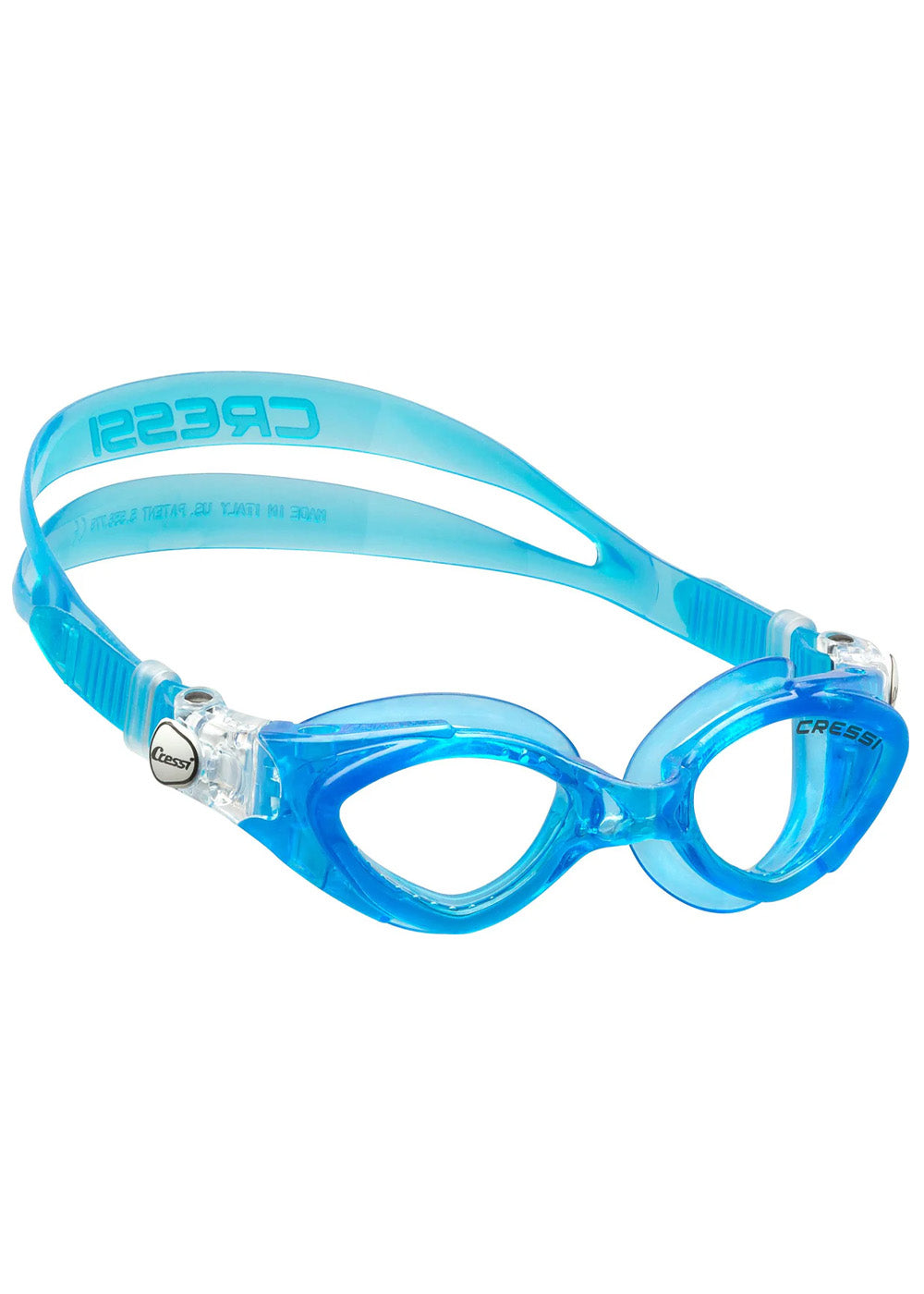 Cressi King Crab Kids Swimming Goggles - Anti-Fog UV Protection for Children's Pool & Beach Activities