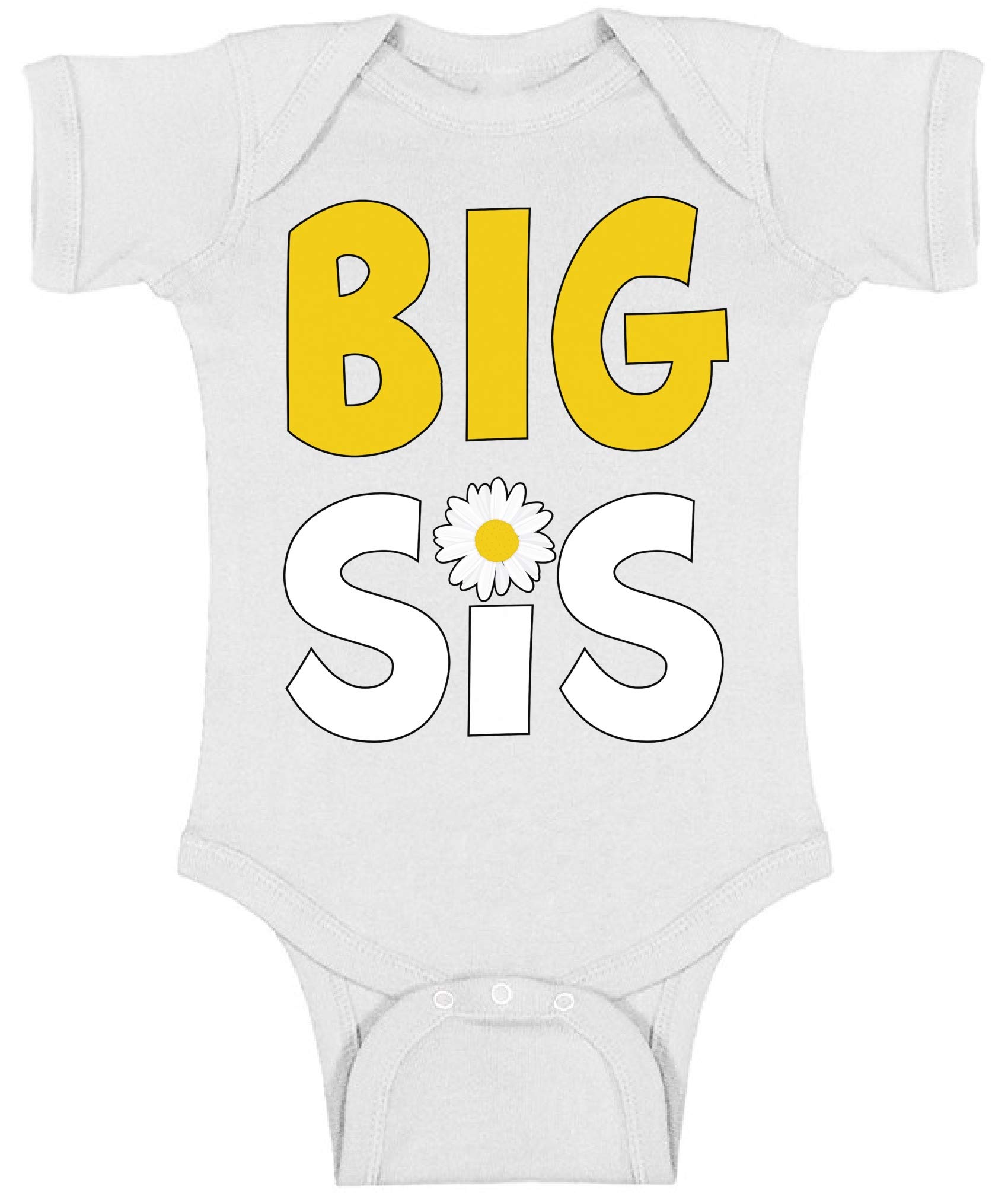 Pregnancy Announcement Romper Baby Bodysuit - Cute Sister Gift for Newborns | Gender Reveal, Baby Shower & Family Photo Outfit