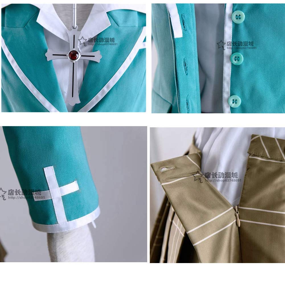 Akashiya Moka Anime Cosplay Costume - School Uniform Outfit for Christmas & New Year Parties, Halloween, Conventions & Themed Events