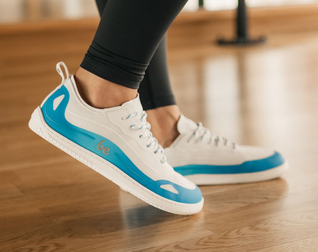 Barefoot Sneakers for Women & Men - Be Lenka Velocity Minimalist Running Shoes in Blue | Lightweight & Flexible for Gym, Trail Running & Everyday Wear