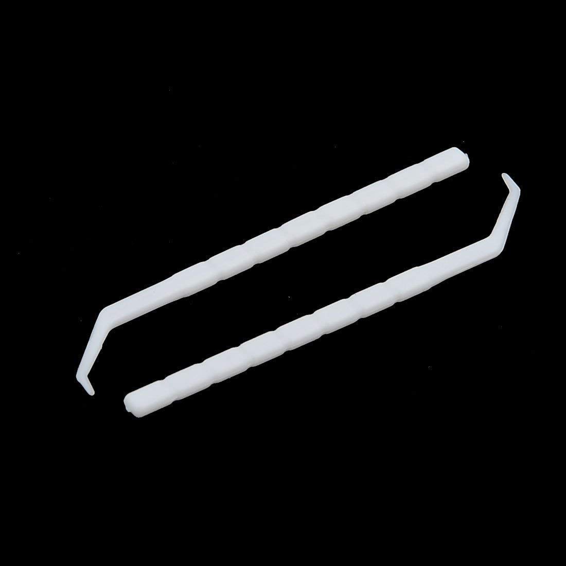 BLS Plastic Dental Picks - 150PCS Curved Hook Toothpicks for Teeth Cleaning, Oral Hygiene & Food Removal - White Household Dental Care Tools for Home, Office & Travel Use