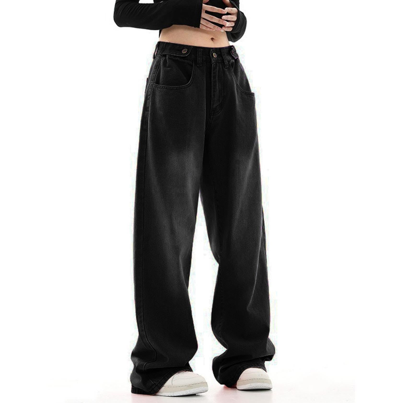 Women's High Waisted Loose Boyfriend Jeans for Casual Outfits