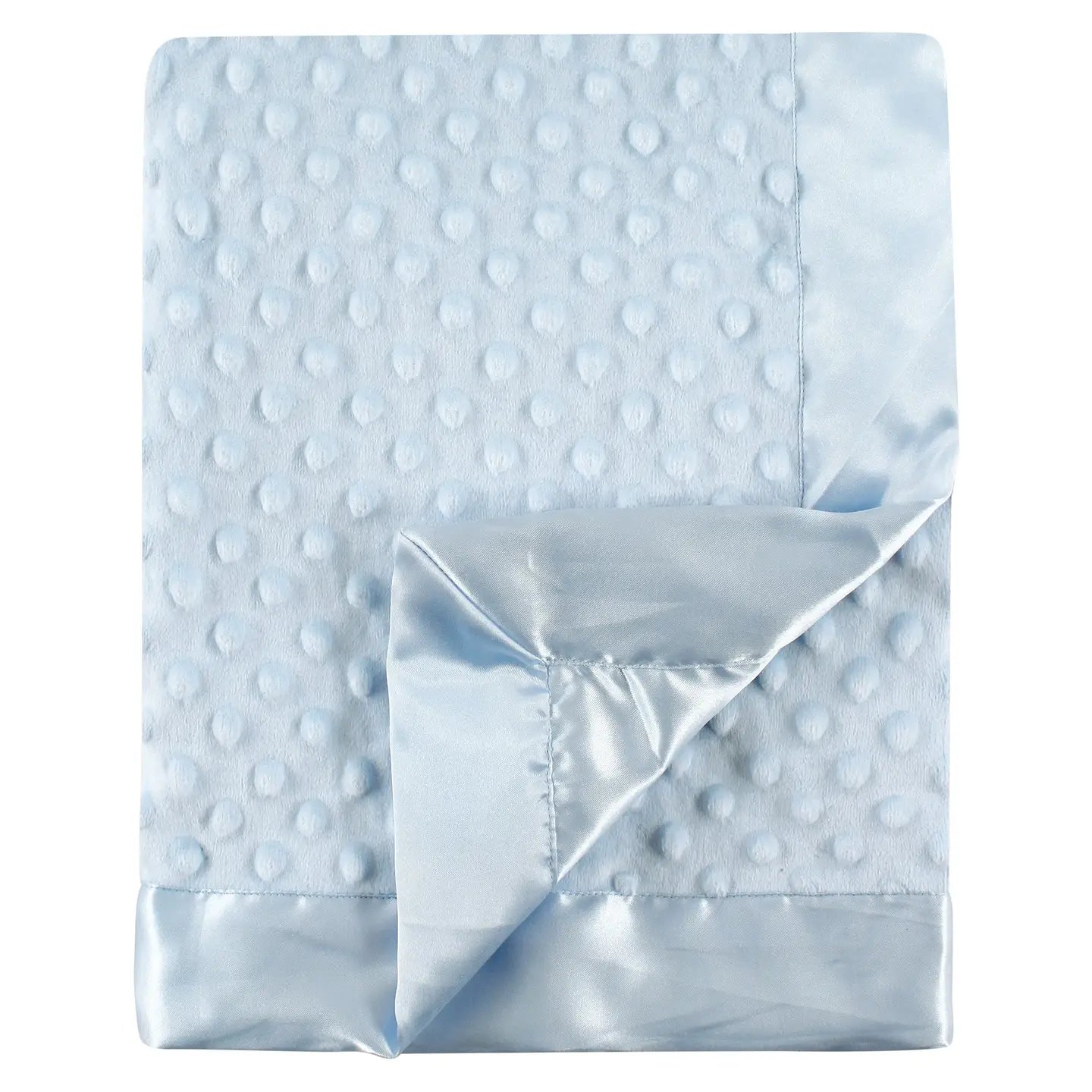 Soft Plush Minky Blanket - Ultra Cozy Blue Fleece Throw Blanket for Bed, Couch & Nursery | Perfect for Gifts, Relaxation & Home Decor