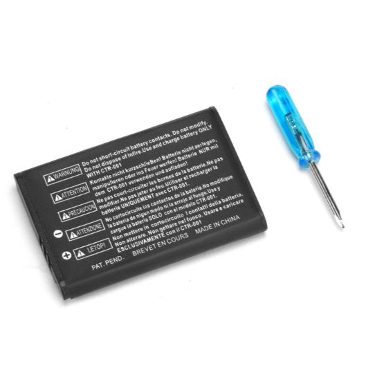 Original Nintendo 3DS/2DS CTR-003 Replacement Rechargeable Battery with Installation Tools - Perfect for Gaming On-The-Go & Extended Play Sessions