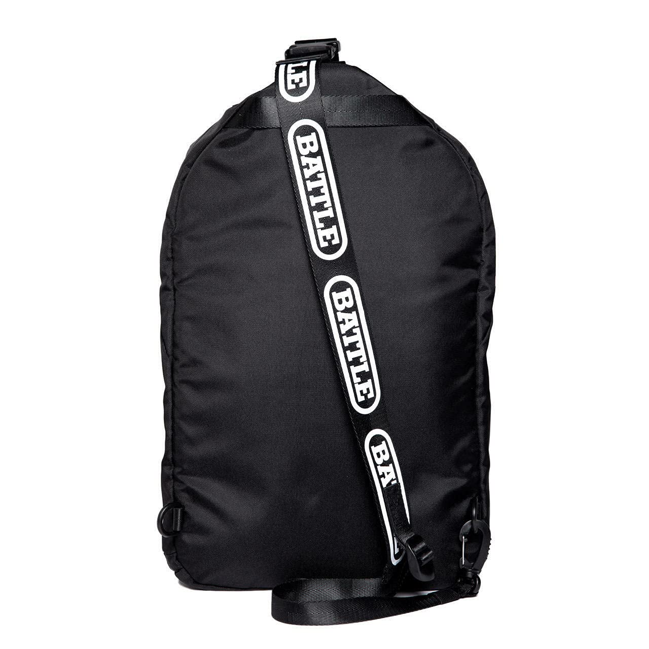 Battle Sports Lockdown 6 Sling Bag 2.0 - Adjustable Crossbody Shoulder Bag for Men & Women, Water-Resistant Travel Backpack with Padded Laptop Compartment (Fits 15