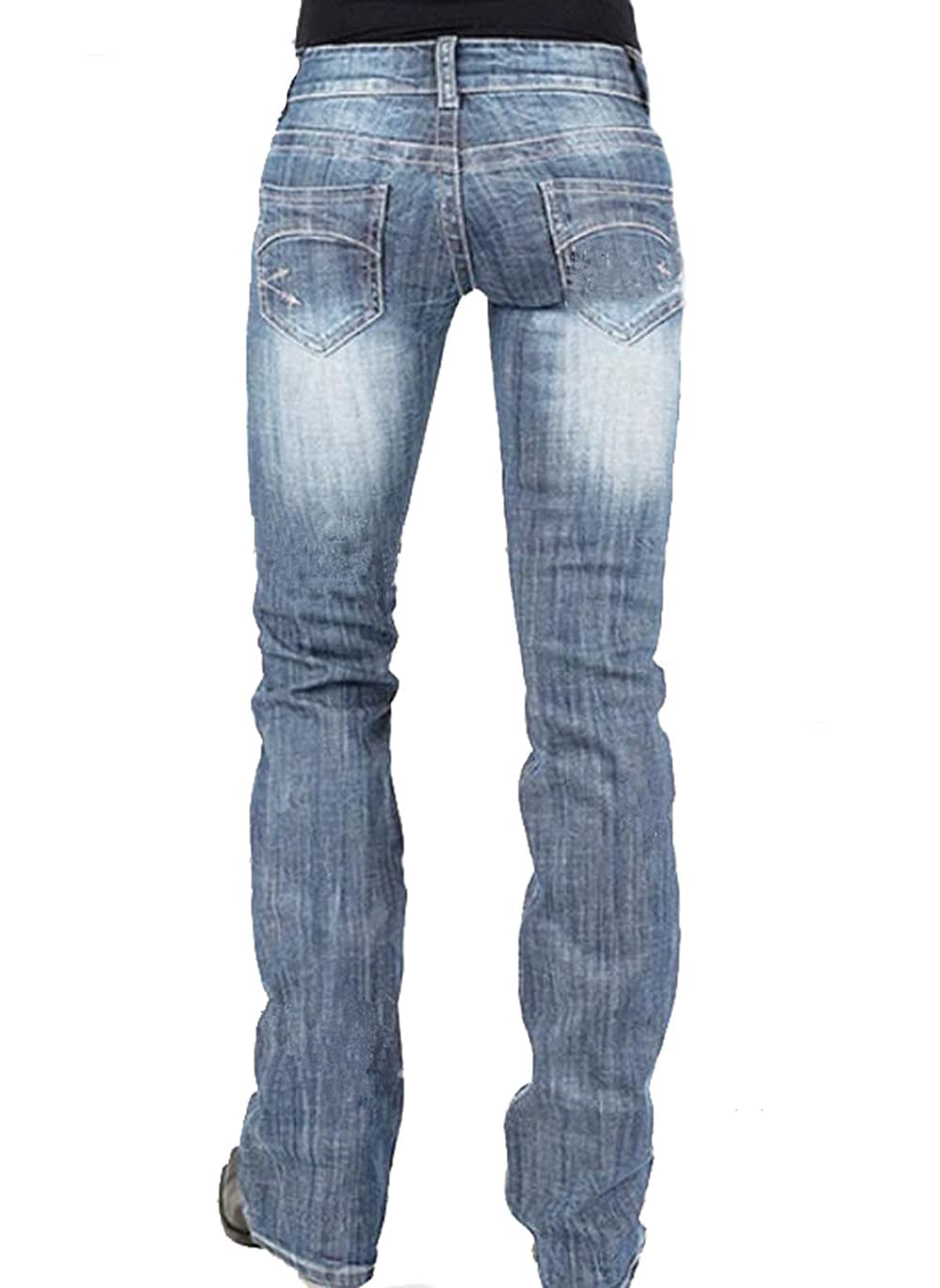 Women's Bootcut Jeans - Stretch Denim Pants with Comfort Fit & Flattering Silhouette | Perfect for Casual Wear, Work & Night Out