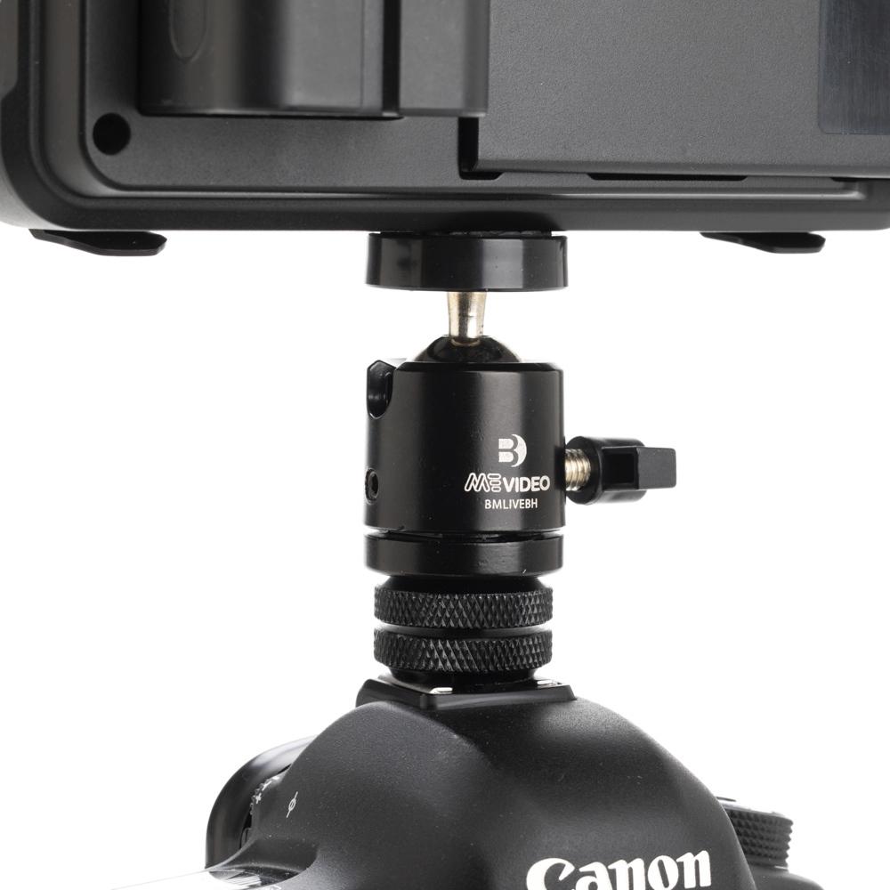 Benro MeVideo Professional Ball Head Tripod Mount for DSLR Camera - Perfect for Live Streaming, Vlogging & Photography