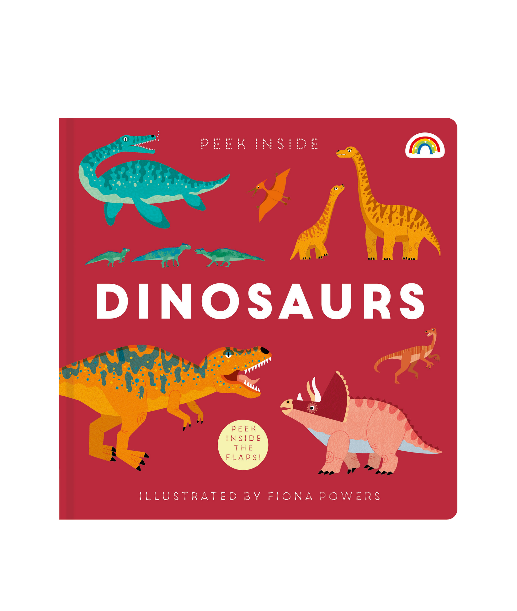 Dinosaur Board Book for Kids - Interactive Peek Inside Children's Book | Perfect for Early Learning, Bedtime Stories & Preschool Education