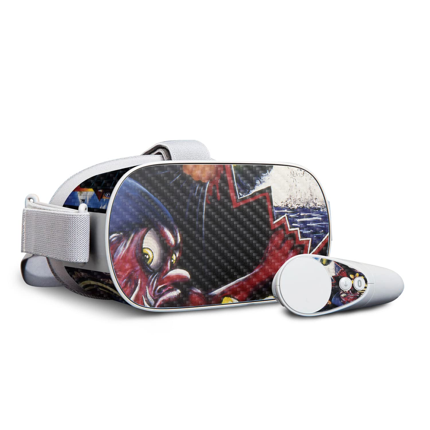 Premium Carbon Fiber Skin for Oculus Go - Protective Durable Cover with Textured Finish | Easy to Apply & Remove | Made in USA | Perfect for VR Gaming & Home Entertainment