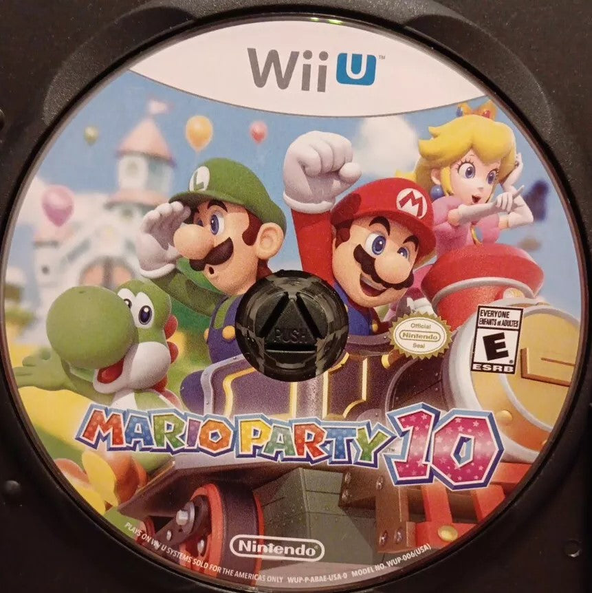 Used Mario Party 10 Wii U Video Game - Complete Edition for Family Fun Game Night & Multiplayer Entertainment