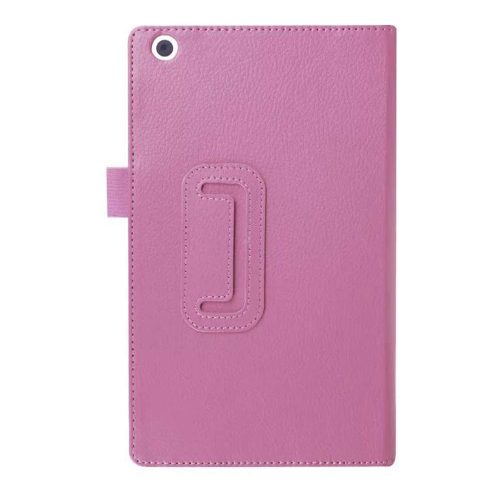 Premium Slim PU Leather Folio Case for Sony Xperia Z4 Tablet 10.1 Inch - 2-Folding Stand Cover with Auto Sleep/Wake Function (Pink) | Perfect for Work, Travel & Home Entertainment