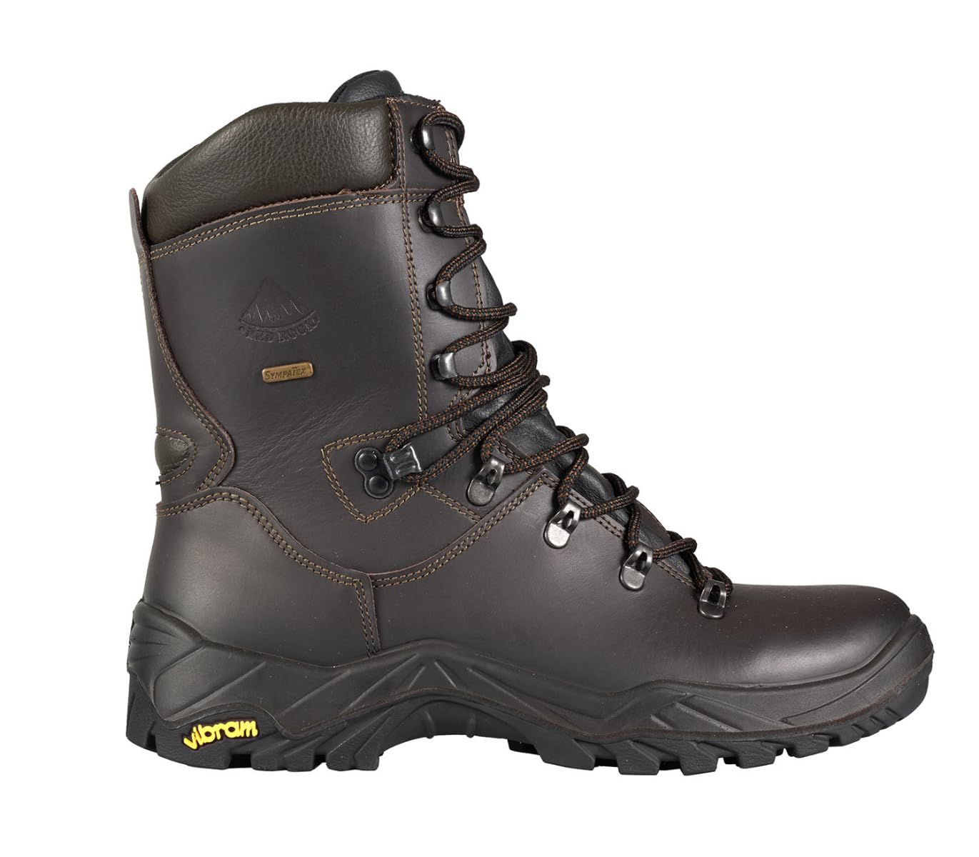 RED ROCK Sympatex Brown Waterproof Hiking Boots - Lightweight Amphibious Outdoor Shoes for Men & Women - Perfect for Camping, Fishing, and Wet Weather Adventures