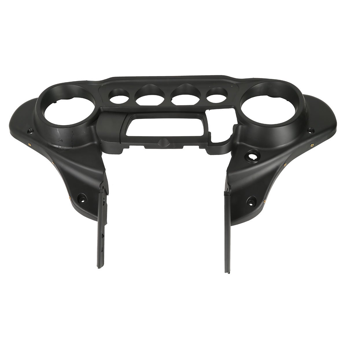 **Black Front Outer with Inner Batwing Upper Fairing Cowl for 2014-2023 Harley Davidson Touring Electra Glide, Street Glide & Trike Models – Perfect for Wind Protection & Custom Styling**