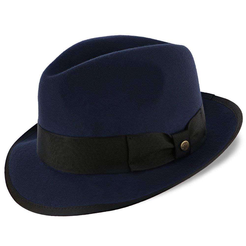 Stylish Wool Felt Fedora Hat for Travel & Outdoor Adventures