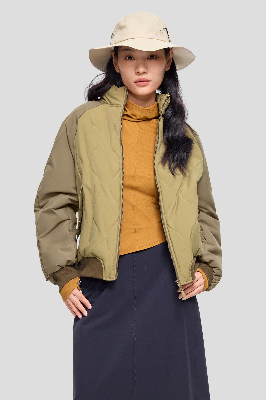 AirLite Women's Bomber Jacket - Lightweight Windbreaker for Outdoor Activities, Travel & Casual Wear