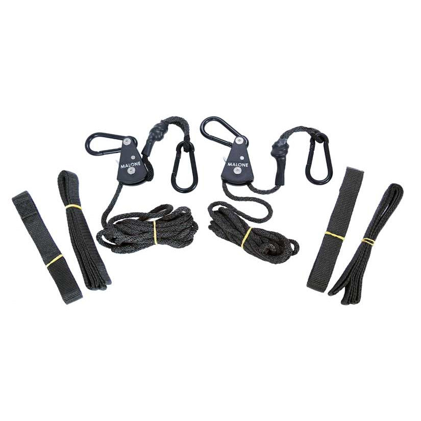 Malone SpeedLine Pro Ratchet Bow and Stern Tie Downs - Heavy Duty Boat Straps for Secure Transport - Perfect for Kayaks, Canoes, and Small Boats