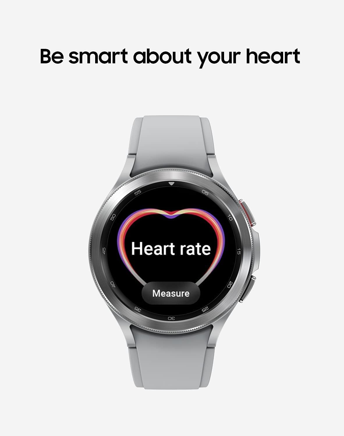Samsung Galaxy Watch 4 Classic 46mm Smart Watch with GPS, WiFi, Bluetooth - International Version (Silver) | Fitness Tracker, Heart Rate Monitor, Sleep Tracking for Men & Women | Perfect for Workouts, Running, Swimming & Daily Use
