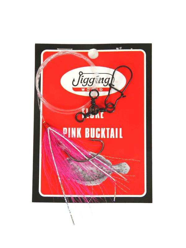 Jigging World Fluke Rigs with Bucktail - Premium Saltwater Fishing Lures for Fluke, Flounder & Sea Bass | Perfect for Offshore & Inshore Fishing Trips